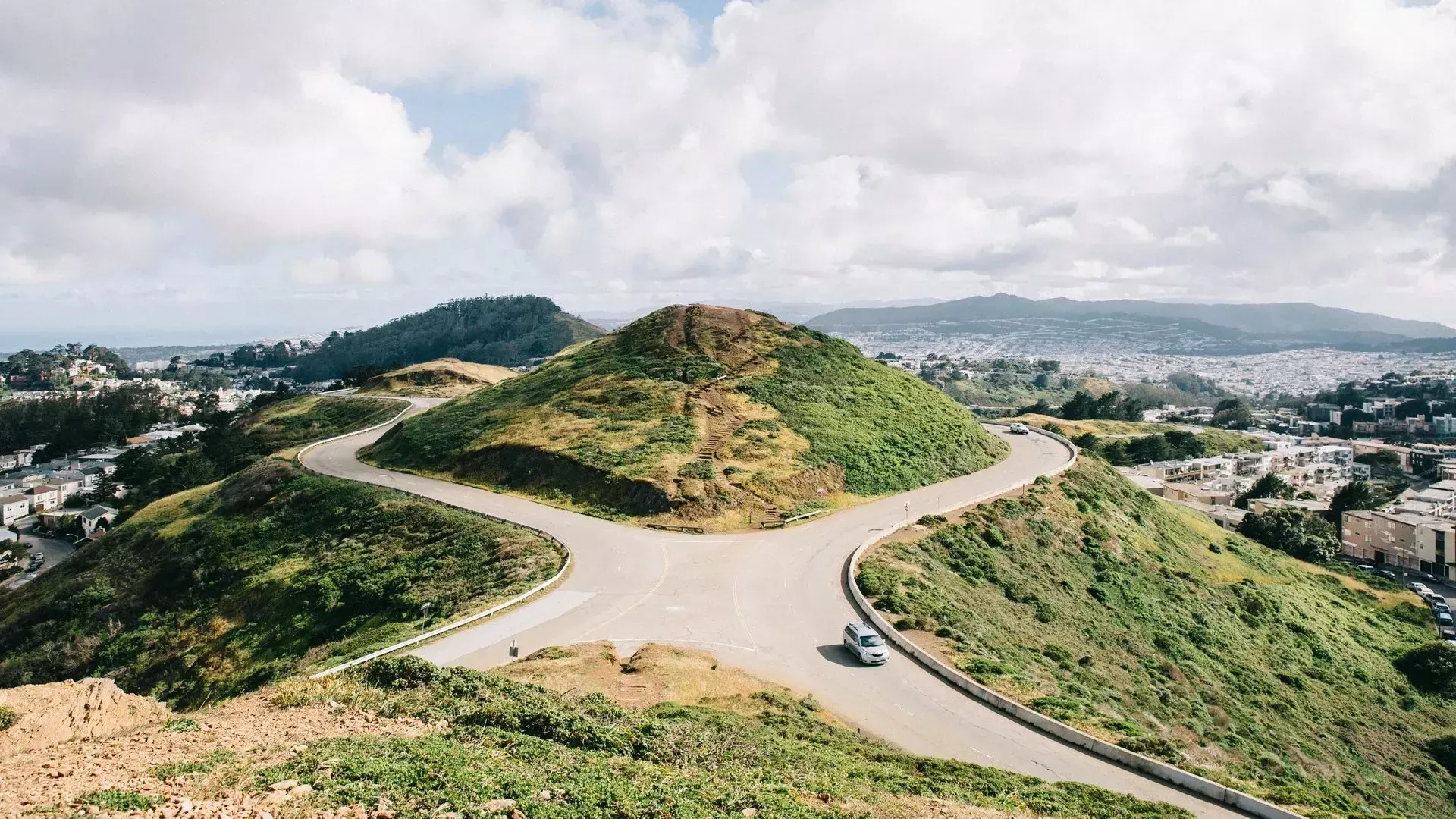 Topo de Twin Peaks em São Francisco